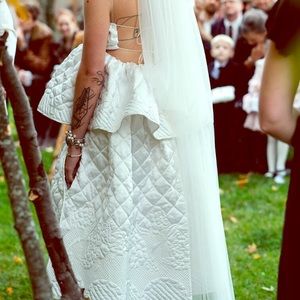 CECILIE BAHNSEN / Sybil Quilted Skirt + Selena Top